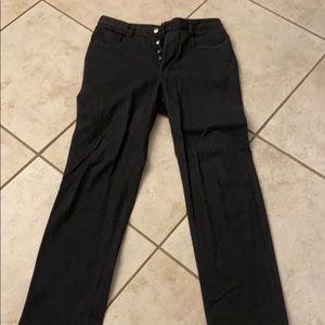 Banana republic Very dark grey button down pants